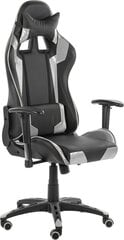 Игровое кресло Beliani Knight, черное/серебристое цена и информация | Офисные кресла | hansapost.ee