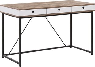 Kirjutuslaud Beliani Hinton, pruun/must price and information | Computer desks, writing desks | hansapost.ee