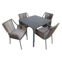 Garden furniture set CARVES table and 4 chairs цена и информация | Комплекты уличной мебели | hansapost.ee