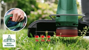 Akutrimmer Bosch Easy GrassCut 18V, akudega 2x2Ah price and information | Trimmerid | hansapost.ee