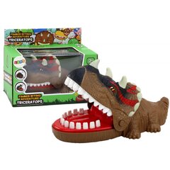 Arkaadmäng Lean Toys Hungry Dinosaur Triceratops цена и информация | Настольные игры | hansapost.ee