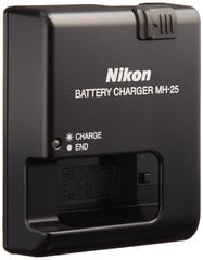 Nikon MH-25 Battery Charger цена и информация | Зарядные устройства для видеокамер | hansapost.ee