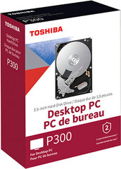 Toshiba P300 HDWD260EZSTA цена и информация | Внутренние жёсткие диски (HDD, SSD, Hybrid) | hansapost.ee