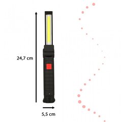 Dirbtuvių žibintuvėlis USB COB magnetinis įkraunamas 1200 mAh 200 lm цена и информация | Фонарики, прожекторы | hansapost.ee