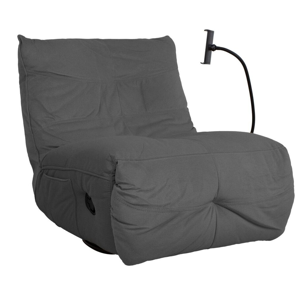 Tugitool-recliner Home4You Win-Win, 82x100x92cm, hall цена и информация | Tugitoolid | hansapost.ee