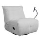 Tugitool - recliner Home4you, 82x100x92 cm, valge цена и информация | Tugitoolid | hansapost.ee