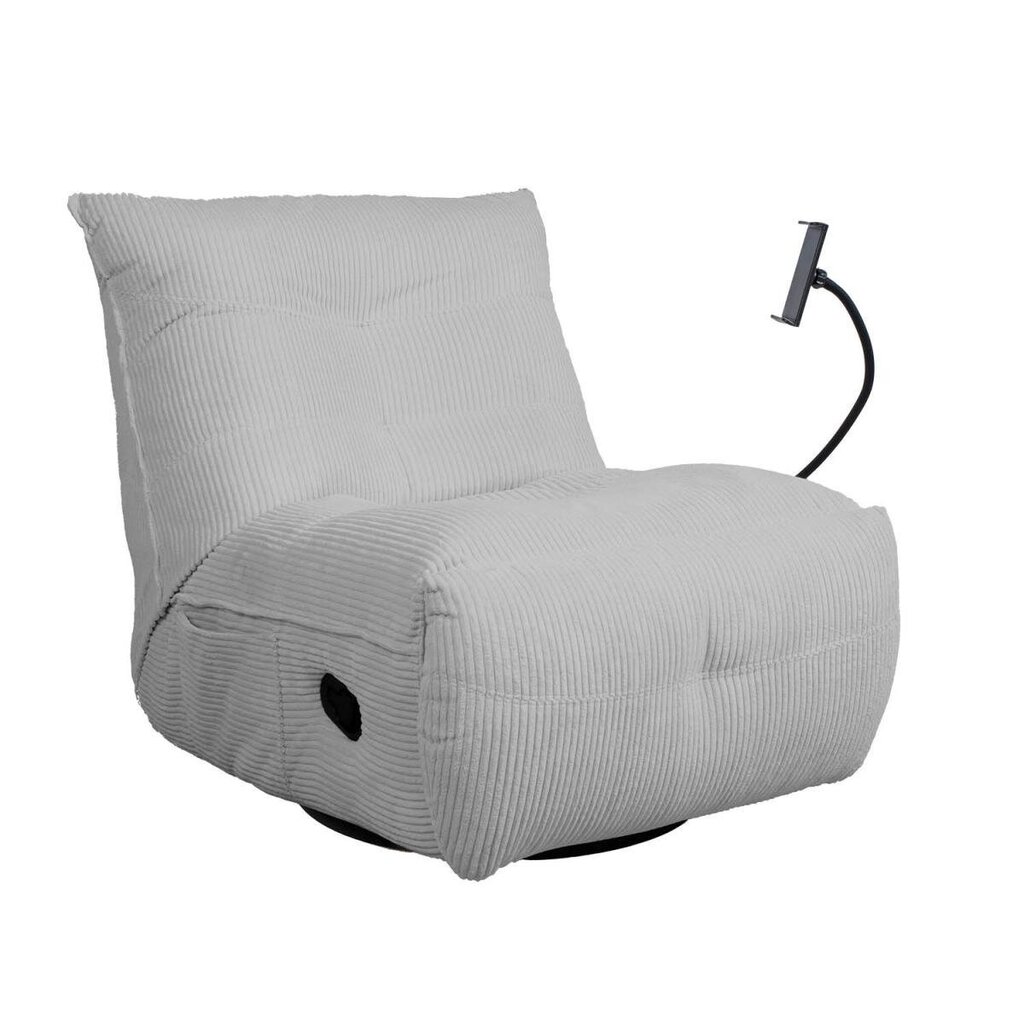 Tugitool - recliner Home4you, 82x100x92 cm, valge цена и информация | Tugitoolid | hansapost.ee