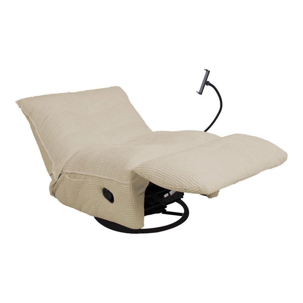 Tugitool - recliner Home4you, 82x100x92 cm, valge цена и информация | Tugitoolid | hansapost.ee