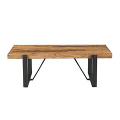 Diivanilaud Home4You Ironbridge, 132x66x43,5 cm, pruun price and information | Coffee tables | hansapost.ee