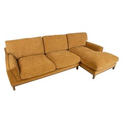 Nurgadiivan Home4You Basil, 300x161x92 cm, oranž price and information | Corner sofas and corner sofa beds | hansapost.ee