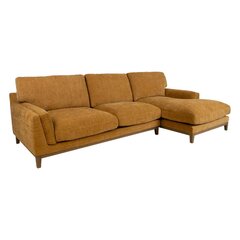 Nurgadiivan Home4You Basil, 300x161x92 cm, oranž price and information | Corner sofas and corner sofa beds | hansapost.ee