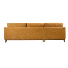 Nurgadiivan Home4you Basil LC, 298x156/100x96 cm, kollane price and information | Corner sofas and corner sofa beds | hansapost.ee