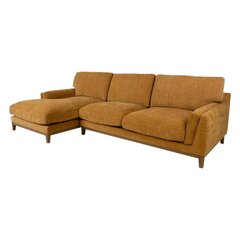 Nurgadiivan Home4you Basil LC, 298x156/100x96 cm, kollane price and information | Corner sofas and corner sofa beds | hansapost.ee