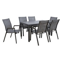 Garden furniture set DELGADO table and 6 chairs цена и информация | Комплекты уличной мебели | hansapost.ee