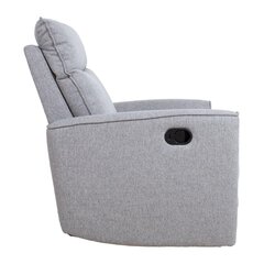 Tugitool-recliner Home4You, 91x93x102 cm, hall hind ja info | Tugitoolid | hansapost.ee