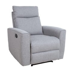 Tugitool-recliner Home4You, 91x93x102 cm, hall hind ja info | Tugitoolid | hansapost.ee