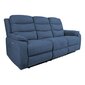 Diivan-recliner Home4You Mimi, 208x93x102 cm, sinine цена и информация | Diivanvoodid ja diivanid | hansapost.ee