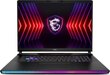 MSI Raider GE78 HX 14VHG-884PL цена и информация | Sülearvutid | hansapost.ee