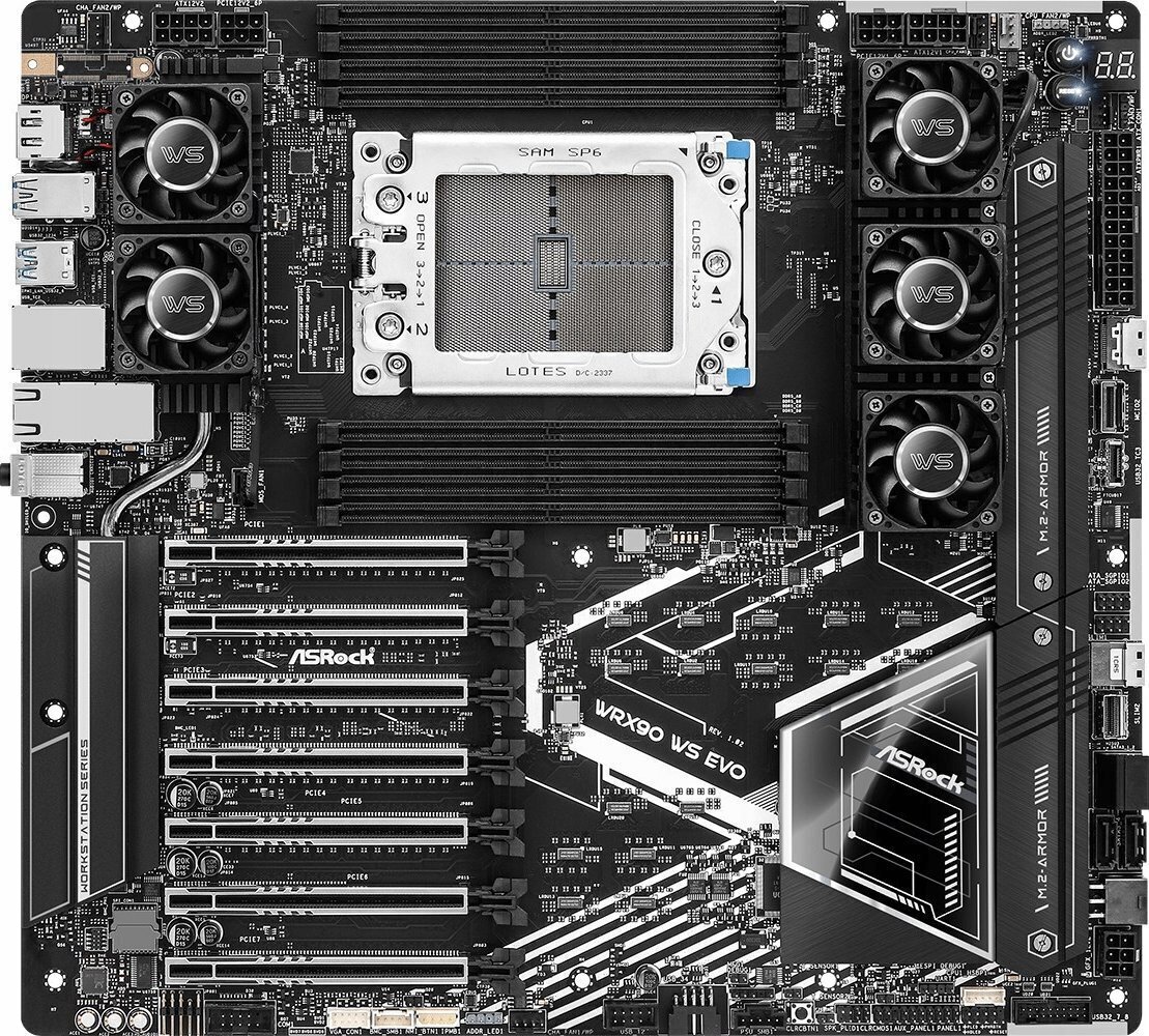 ASRock WRX90 WS EVO hind ja info | Emaplaadid | hansapost.ee