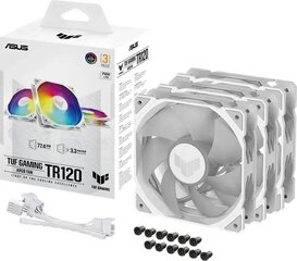 Asus TUF Gaming TR120 ARGB White 3IN1 (90DA0093-B09020) цена и информация | Компьютерные вентиляторы | hansapost.ee