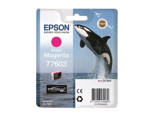 Epson T7603 Ink Vivid Magenta (C13T76034N10) hind ja info | Tindiprinteri kassetid | hansapost.ee