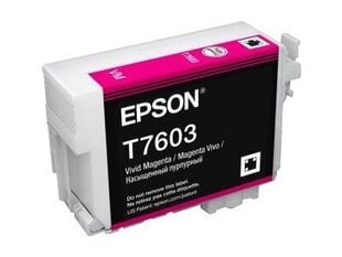 Epson T7603 Ink Vivid Magenta (C13T76034N10) hind ja info | Tindiprinteri kassetid | hansapost.ee