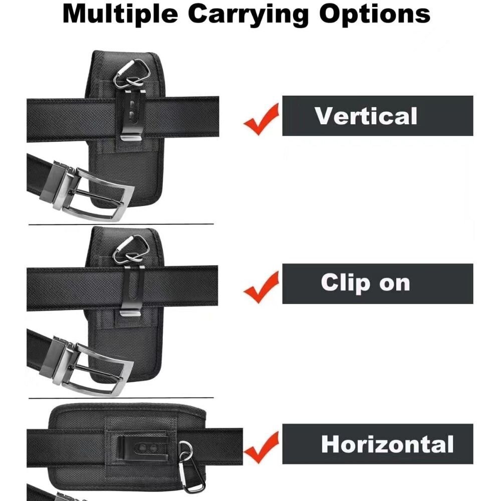 OEM Oxford Vertical Belt Holster цена и информация | Telefonide kaitsekaaned ja -ümbrised | hansapost.ee