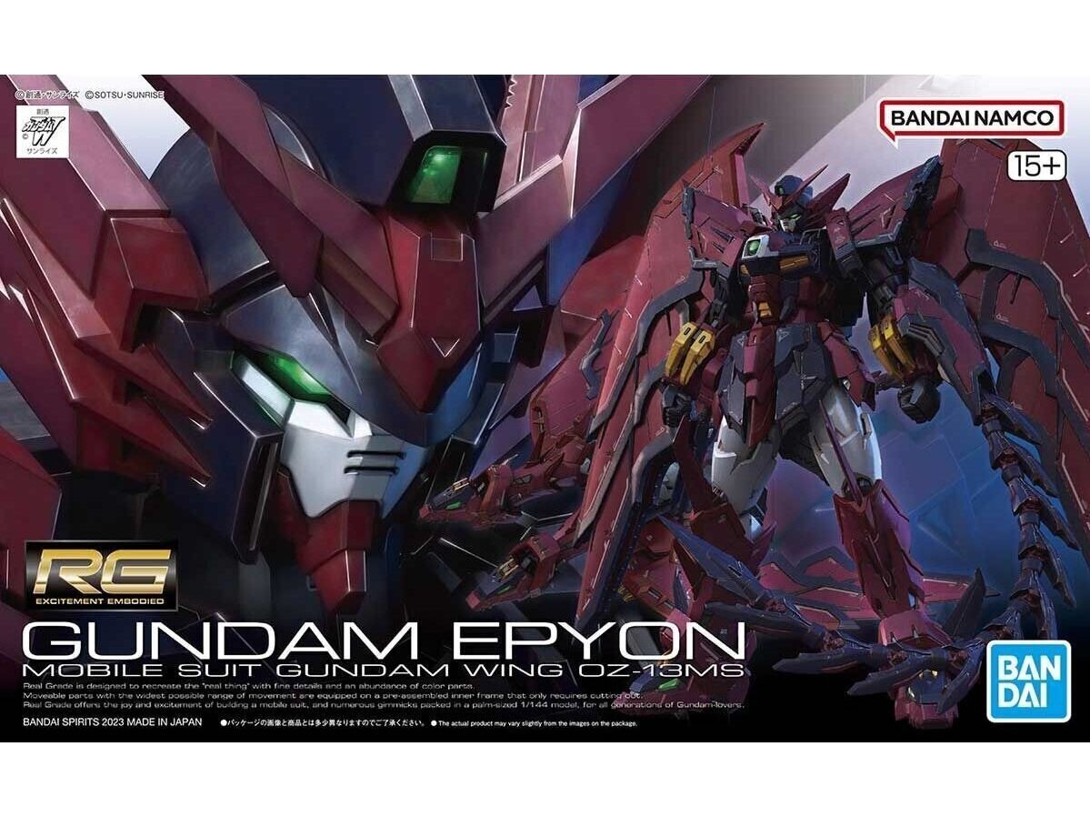 Mudel Bandai - RG Gundam Epyon, 1/144, 65442 hind ja info | Klotsid ja konstruktorid | hansapost.ee