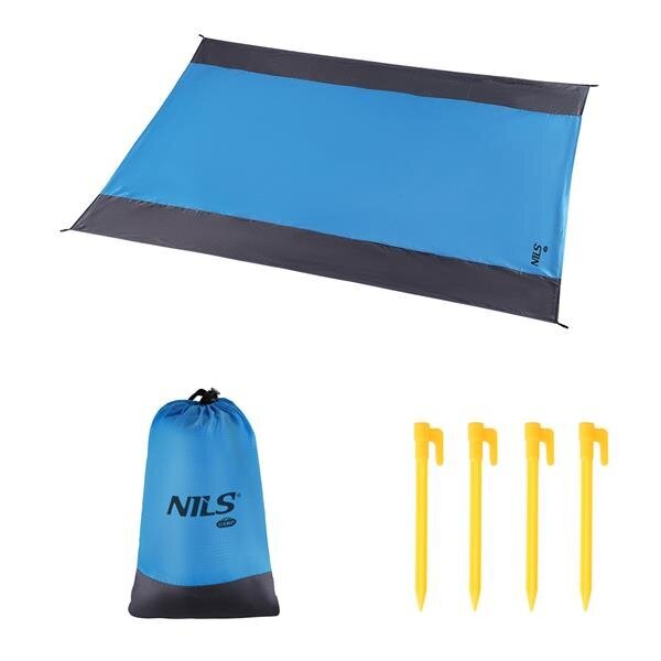 Matkamatt Nils Camp NC1716, 200x210 cm, sinine hind ja info | Matkamadratsid ja matkamatid | hansapost.ee