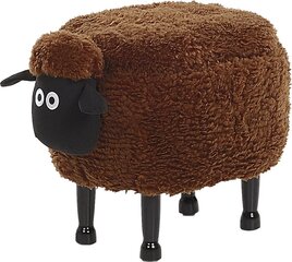 Lastetoa tumba Beliani Sheep, pruun hind ja info | Kott-toolid, tugitoolid ja tumbad lastele | hansapost.ee