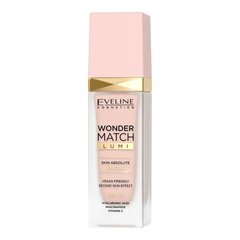 Jumestuskreem Eveline Cosmetics Wonder Match Lumi SPF20 nr.25 Warm nude, 30 ml price and information | Foundations and powders | hansapost.ee