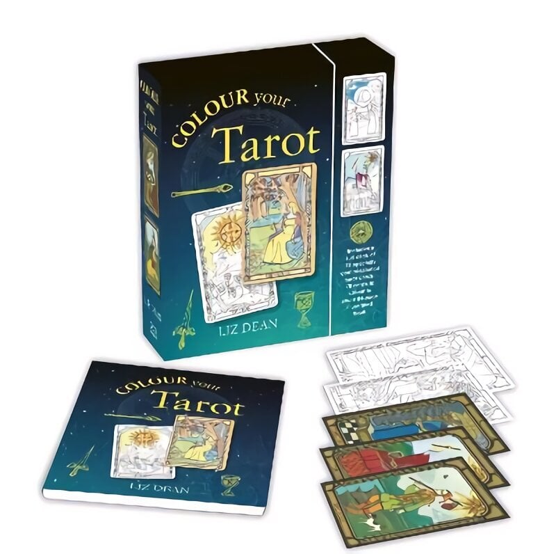 Colour Your Tarot: Includes a Full Deck of Specially Commissioned Tarot Cards, a Deck of Cards to Colour in and a 64-Page Illustrated Book UK edition hind ja info | Tervislik eluviis ja toitumine | hansapost.ee