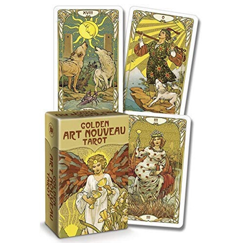 Kuldsed minikaardid Golden Art Nouveau Tarot цена и информация | Esoteerika | hansapost.ee