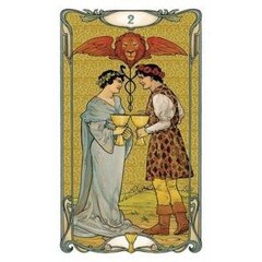 Золотые мини-карты Golden Art Nouveau Tarot цена и информация | Эзотерика | hansapost.ee