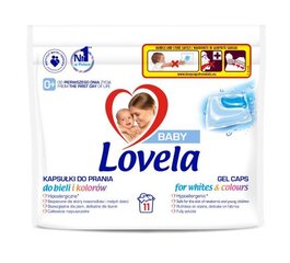 Капсулы для стирки Lovela BABY, 11 шт. цена и информация | Моющие средства | hansapost.ee