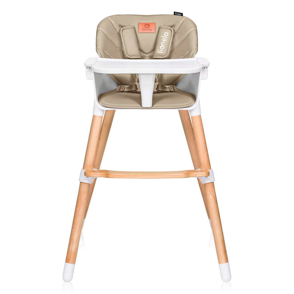 Lionelo söögitool Koen 2in1, Beige Sand hind ja info | Laste söögitoolid | hansapost.ee