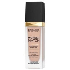 Jumestuskreem Eveline Cosmetics Wonder Match 30ml, 35 sunny beige hind ja info | Jumestuskreemid ja puudrid | hansapost.ee