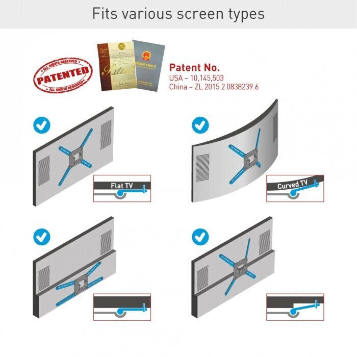 TV alus Barkan FS310T hind ja info | Teleri seinakinnitused ja hoidjad | hansapost.ee