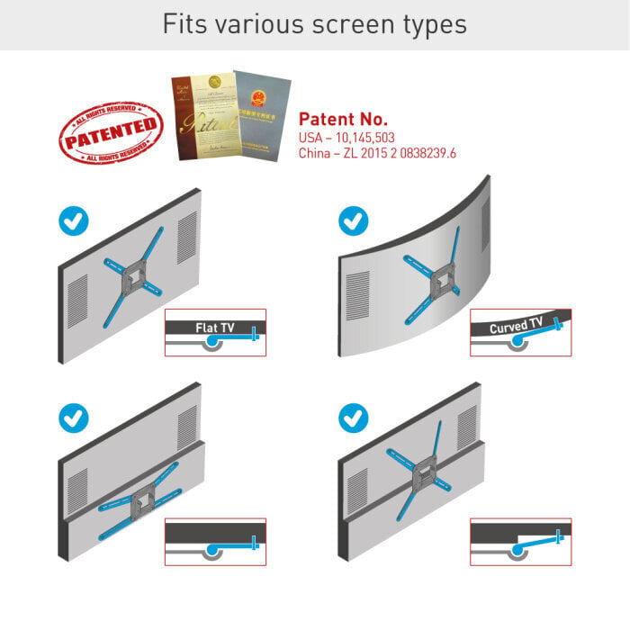 TV põrandaalus Barkan TP310, 13"-65", 36 kg, 400x400 mm цена и информация | Teleri seinakinnitused ja hoidjad | hansapost.ee