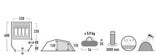 Telk High Peak Falcon 4 price and information | Tents | hansapost.ee