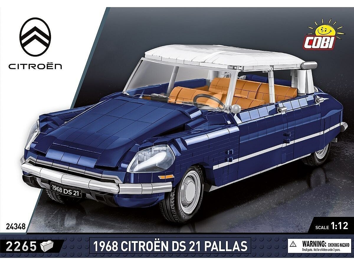 Mudelkomplekt COBI Plastkonstruktorid Citroen DS 21 Pallas 1968, 1/12, 24348 hind ja info | Klotsid ja konstruktorid | hansapost.ee