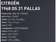 Mudelkomplekt COBI Plastkonstruktorid Citroen DS 21 Pallas 1968, 1/12, 24348 hind ja info | Klotsid ja konstruktorid | hansapost.ee