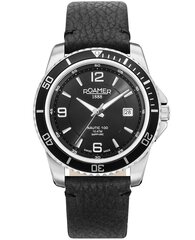 Мужские часы Roamer Nautic 100 Leather Black цена и информация | Мужские часы | hansapost.ee