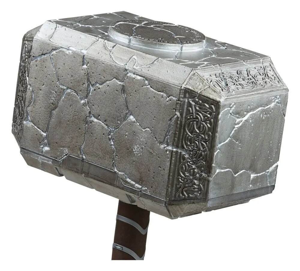 Thor Marvel Legends 1/1 Thor Mjolnir Premium Electronic Roleplay Hammer цена и информация | Fännitooted mänguritele | hansapost.ee