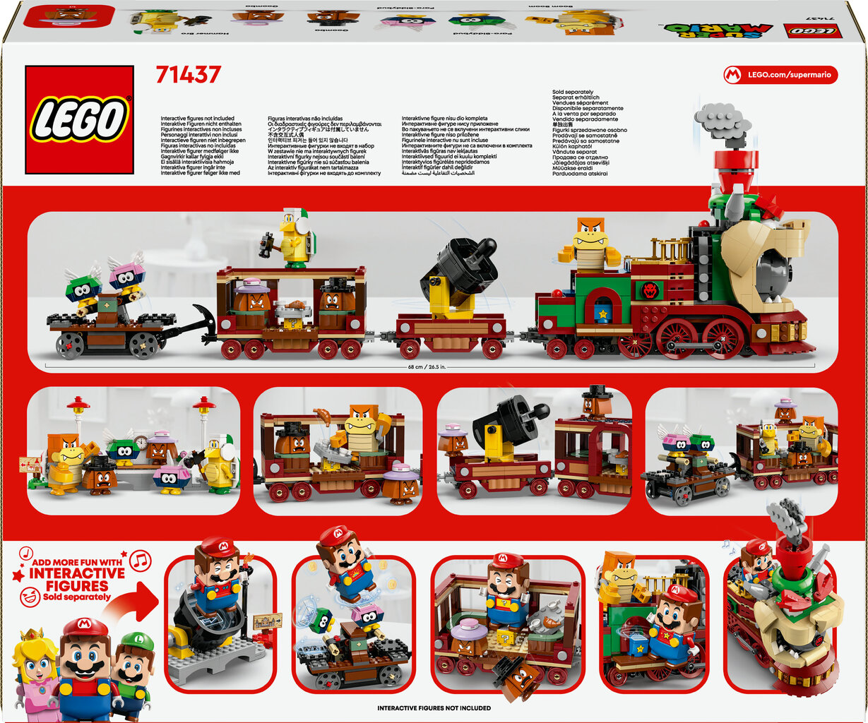 71437 Lego® Super Mario Bowser Express цена и информация | Klotsid ja konstruktorid | hansapost.ee