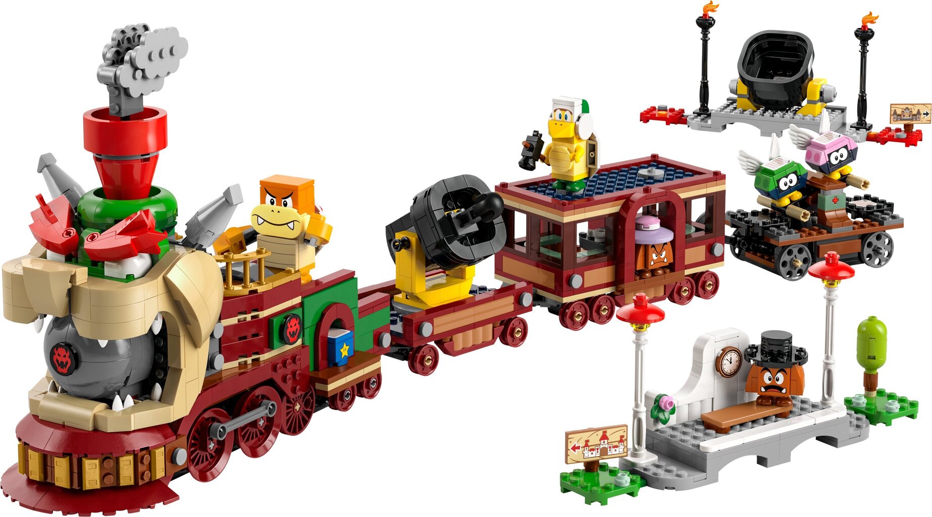 71437 Lego® Super Mario Bowser Express hind ja info | Klotsid ja konstruktorid | hansapost.ee