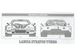 Konstruktor Tamiya - Lancia Stratos Turbo, 1/24, 25210 цена и информация | Klotsid ja konstruktorid | hansapost.ee