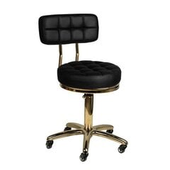 Профессиональное кресло-табурет для мастера красоты GOLD AM-961, черного цвета цена и информация | Мебель для салонов красоты | hansapost.ee