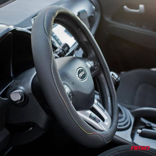 Amio Steering wheel cover SWC-42-M (37-39cm) hind ja info | Roolid ja roolikatted | hansapost.ee