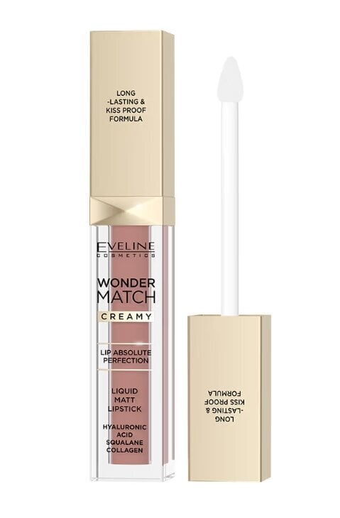 Vedel huulepulk Eveline Cosmetics Wonder Match Matt 6.8ml, 04 caramel цена и информация | Huulekosmeetika | hansapost.ee